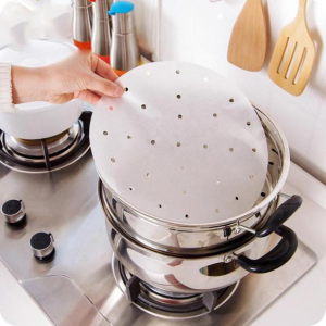 Non Stick Disposable Silicone Coated Steamer Paper Liners