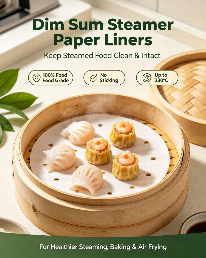Dimsum steamer paper liners