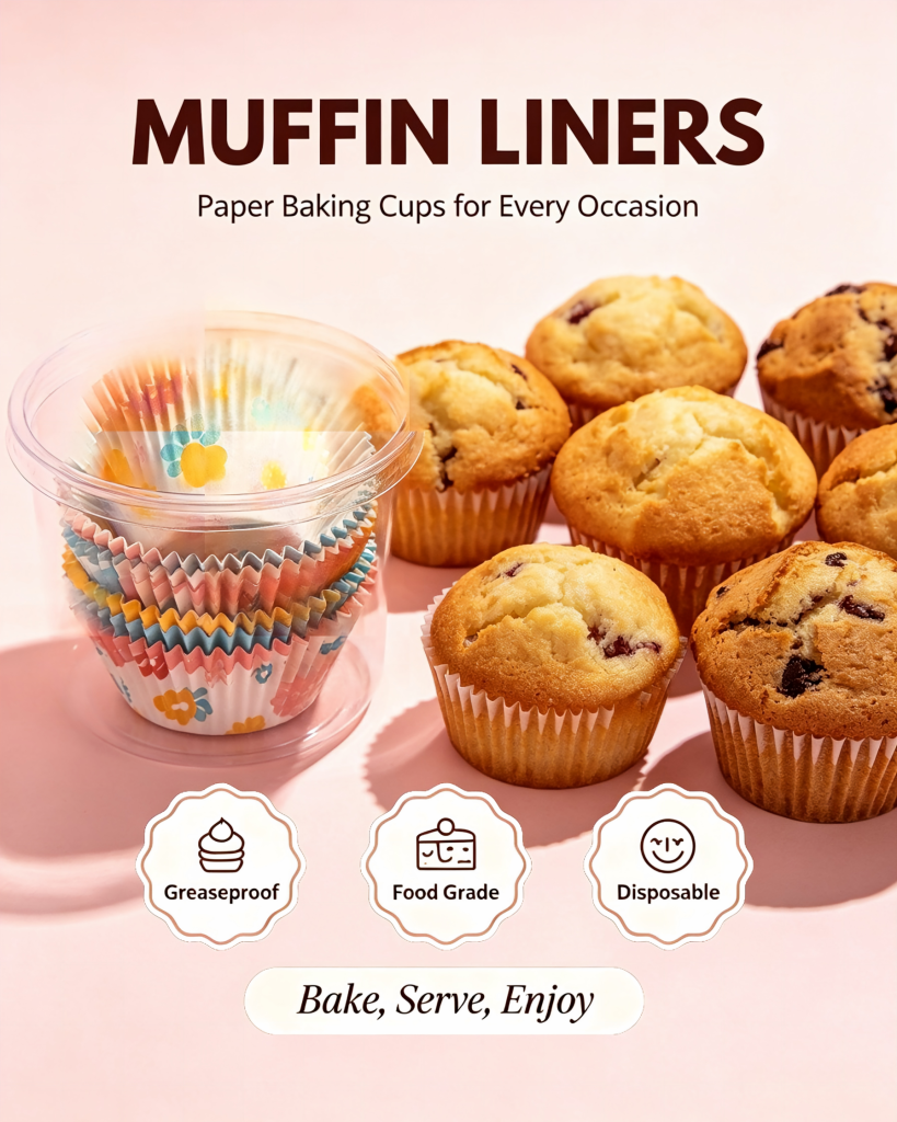 Disposable Cupcake Muffin Liner